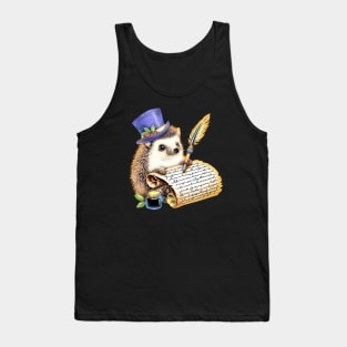 Hedgehog writer Tank Top